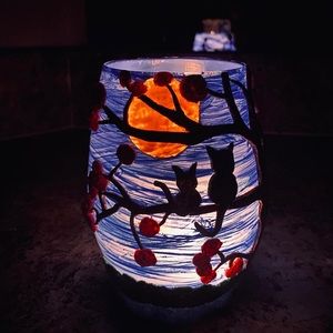 Handmade candle holder